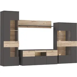 Forte Wohnwand COMO - grau