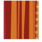 Transparentpapier 115 g/qm A4 VE=25 Blatt Winterzauber orange/rot Motiv 4