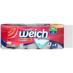 GUT&GÜNSTIG Toilettenpapier 4-lagig