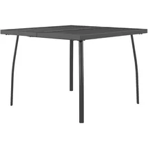 vidaXL Gartentisch 100 x 100 x 72 cm Anthrazit