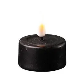 Deluxe Homeart Teelichter 4,1 cm 2 St. schwarz