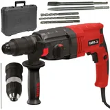 Yato Bohrhammer 850W SDS-PLUS mit Meißelfunktion 3,3J 3kg