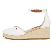 Tommy Hilfiger Keilsandalette TOMMY HILFIGER "FLAG CLOSED TOE MID