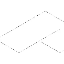 Dornbracht Wandhalter links Ablage - 081798502-06 platin matt