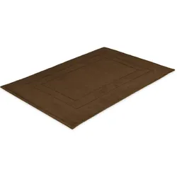 EXKLUSIV HEIMTEXTIL Badvorleger 50 x 80 cm 700g/m2 Schokobraun Hohe Qualität