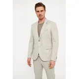 zuitable Sakko mit Brustleistentasche Modell 'DiNick', Beige, 56
