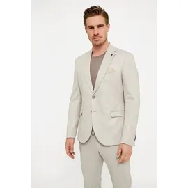 zuitable Sakko mit Brustleistentasche Modell 'DiNick', Beige, 56