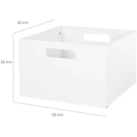 roba Aufbewahrungsbox ROBA 42 x 26 x 38 cm 1-tlg. weiß