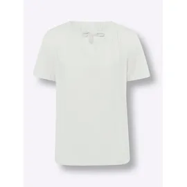Classic Basics Sieh an! Kurzarm-Shirt in weiß | Gr.: 50