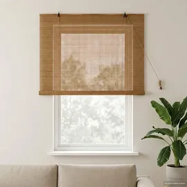 vidaXL Bambusrollo 150 x 160 cm Braun