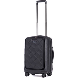 Stratic  Leather & More Trolley 55 cm  mit Vortasche 33 l - Schwarz