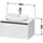 Duravit Waschtischunterschrank 1 Auszug 80 x 55 x 46 cm Eiche Schwarz Matt
