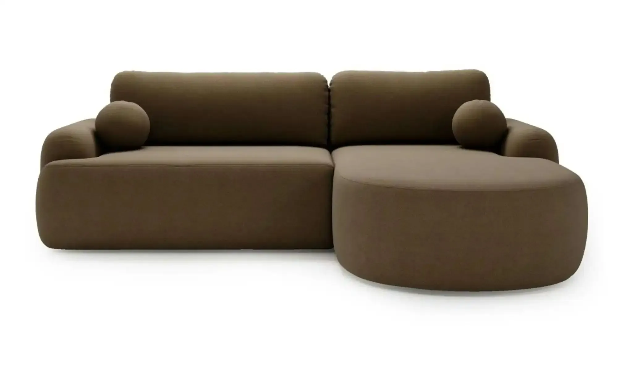 GrainGold Ecksofa  Aurio , braun , Maße (cm): B: 261 H: 91