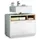 Stella Trading Waschbeckenunterschrank 80 x 64 x 40 cm Weiß