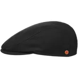 Mayser Coolmax Flatcap Softcap Schirmmütze UV-Schutz Made in EU Herren Sommer schwarz 62 cm - 62