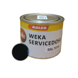 Weka Farbdose 375 ml anthrazit (RAL 7016) für Ausbesserungsarbeiten