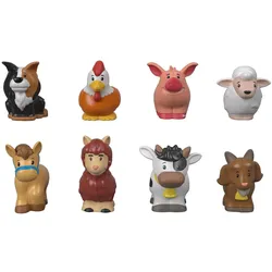 Fisher-Price Little People Bauernhoftiere Set , Set mit acht Figuren