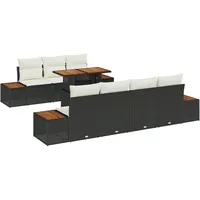 VidaXL Garten-Sofa-Set mit Speicher 8 teiliges Garten Sofa Set