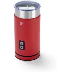 Tchibo elektrischer Milchaufschäumer, Antihaftbeschichtung, warmer und kalter Milchschaum, für Latte Macchiato, Cappuccino und Kakao, Edelstahlgehäuse