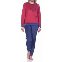 normann Frottee Pyjama Kuscheliger Damen Rosa 48-50