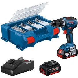 Bosch GSR 18V-55 Professional inkl. 2 x 4 Ah + L-Case 06019H5209