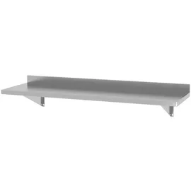HENDI Wandregal, mit Konsolen aus Edelstahl 1000x300x250mm