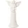 creativ home Engelfigur CREATIV HOME "Engel", weiß, B:13cm H:24cm T:7,5cm, Dekofiguren, Engelfigur, mit Herz