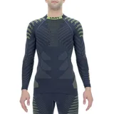 Uyn Resilyon Turtle Neck Langarm-baselayer - Dark Blue / Yellow - S / M