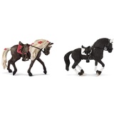 SCHLEICH 42469 Rocky Mountain Horse Stute Pferdeshow, für Kinder ab 5-12 Jahren, HORSE Club - Spielset & 42457 Friese Hengst Reitturnier, für Kinder ab 5-12 Jahren, HORSE Club - Spielset