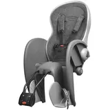polisport move Wallaby Evolution Deluxe Kindersitz Für Fahrrad Hinten - Grey / Silver - Max 22 kg