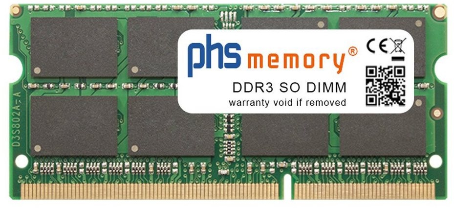 PHS-memory RAM für Lenovo IdeaPad G51-35 (80M8) Arbeitsspeicher 8GB - DDR3 - 1600MHz PC3L-12800S - SO DIMM