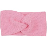 Zwillingsherz Stirnband mit Zopf-Knoten - Hochwertiges Strick-Kopfband für Damen Frauen Mädchen - Kaschmir - Haarband - warm weich und luftig für Frühjahr Herbst und Winter - pink