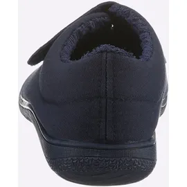 WALDLÄUFER Hausschuh WALDLÄUFER, Damen, Gr. 41, blau (marine), Textil, Basic, Schuhe Hausschuh