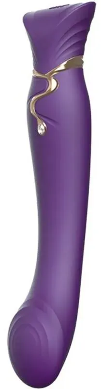 ZALO - Queen G-Spot Pulse Wave Vibe Lila