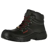 ELTEN Renzo Mid ESD S3 Damen und Herren, Leder, Stahlkappe, leicht, robust, Schwarz, 40