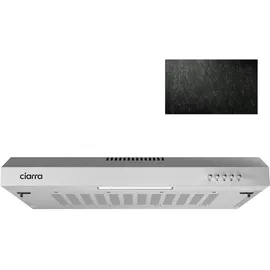 Ciarra Unterbauhaube 60 cm Silber