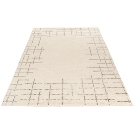 Obsession Teppich »My Freya 271«, rechteckig, Handweb Teppich, geometrisches Muster, 80% Wolle, handgewebt, beige