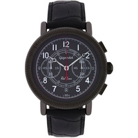 Gigandet Herren Uhr Chronograph mit Leder Armband G19
