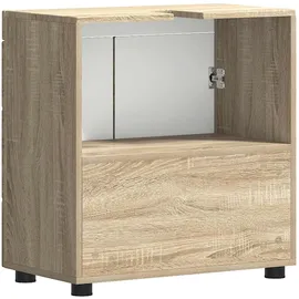 vidaXL Tulum Badezimmerschrank 60 x 34 x 63 cm Braun