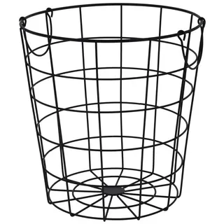 Spetebo Drahtkorb Metall Gitter schwarz