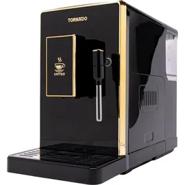 Tornado TCM-9008A-GS - Gold auf Schwarz, Kaffeevollautomat, Schwarz