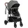 vidaXL 2-in-1 Kinderwagen hellgrau und schwarz 10335