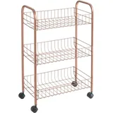 Metaltex Lugano Allzweckwagen, Metall, Kupfer, 41x23x63cm