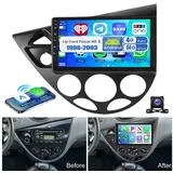 ESSGOO 64G Android 15 Autoradio Carplay Navi GPS Für Ford Focus MK1 1998-2003 Autoradio (Digitalradio (DAB), RDS, 4+64GB(optional), AM, FM, Carplay Android Auto Bluetooth EQ USB GPS Navi WIFI Touchscreen)