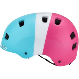 KED 5Forty Helm Kinder türkis/pink M | 58 cm)