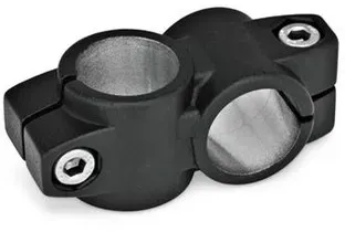 Kreuz-Klemmverbinder, Aluminium (132-B30-B30-40-2-SW)