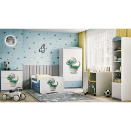 raumhirsch furniture Kinderbett Raumhirsch 80 x 180 cm Holzwerkstoff blau