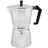 Quttin Italienische Kaffeemaschine Aluminium