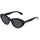 GUCCI GG1170S Damen-Sonnenbrille Vollrand Butterfly Kunststoff-Gestell, schwarz