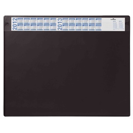Durable Schreibunterlage (mit austauschbarer Abdeckung, 650 mm) 1 Stück, schwarz, 720501